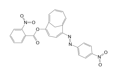 2-(2-nitrorobenzoyloxy)-5-(4-nitrophenylazo)-1,6-methano[10]annulene