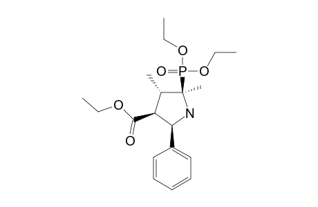 2,3A-DIMETHYL-CIS,CIS-2-DIETHYLPHOSPHONO-4-CARBETHOXY-5-PHENYL-PYRROLIDINE