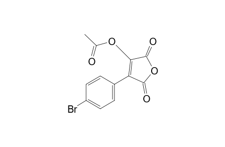 2-(p-bromophenyl)-3-hydroxymaleic anhydride, acetate