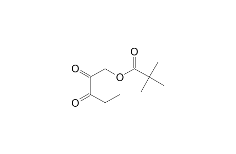 Propanoic acid, 2,2-dimethyl-, 2,3-dioxopentyl ester