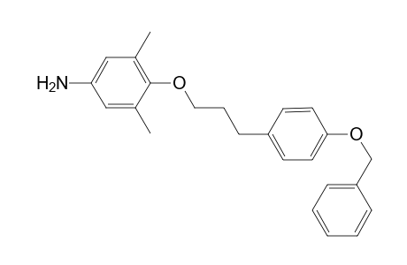 4-[3'-(4"-Benzyloxyphenyl-1"-propyl)oxy]-3,5-dimethylaniline