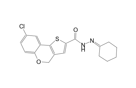 8-chloro-N'-cyclohexylidene-4H-thieno[3,2-c]chromene-2-carbohydrazide