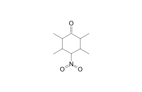 rac-2,3,5,6-Tetramethyl-4-nitro-cyclohexan-1-one