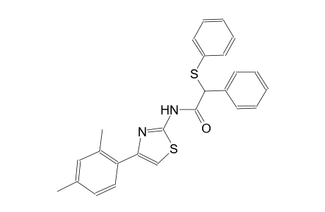 N-[4-(2,4-dimethylphenyl)-1,3-thiazol-2-yl]-2-phenyl-2-(phenylsulfanyl)acetamide