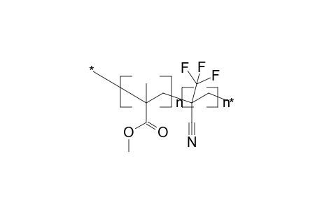 Poly(methyl methacrylate-co-trifluoromethacrylonitrile)