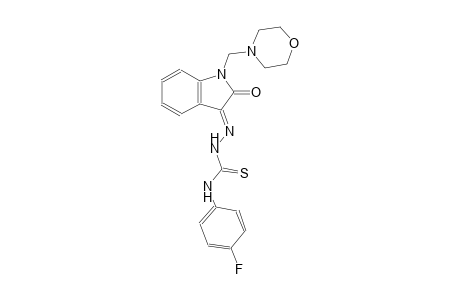 (3E)-1-(4-morpholinylmethyl)-1H-indole-2,3-dione 3-[N-(4-fluorophenyl)thiosemicarbazone]