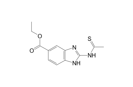 Ethyl 2-(ethanethioamido)-1H-benzimidazole-5-carboxylate