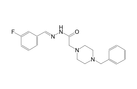 1-piperazineacetic acid, 4-(phenylmethyl)-, 2-[(E)-(3-fluorophenyl)methylidene]hydrazide