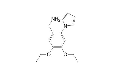 (4,5-diethoxy-2-pyrrol-1-yl-benzyl)amine