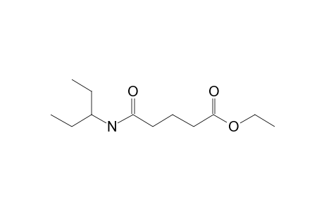 Glutaric acid, monoamide, N-(3-pentyl)-, ethyl ester