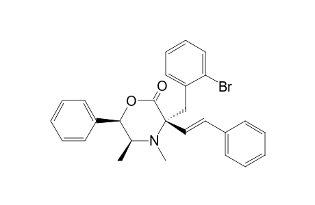(3R,5S,6R)-3-(2-bromobenzyl)-4,5-dimethyl-6-phenyl-3-[(E)-styryl]morpholin-2-one