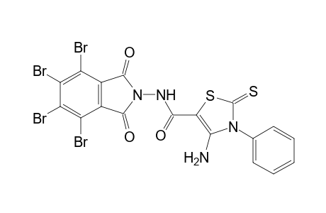 2-((4-Amino-3-phenyl-2-thioxo-2,3-dihydrothiazole-5-carbonyl)-2-azanyl)-4,5,6,7-tetrabromoisoindoline-1,3-dione