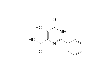 4-Pyrimidinecarboxylic acid, 1,6-dihydro-5-hydroxy-6-oxo-2-phenyl-