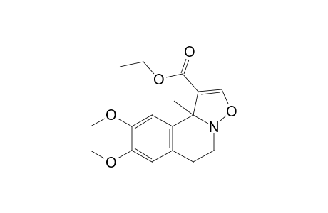 Ethyl 5,6-dihydro-8,9-dimethoxy-10b-methylisoxazolo[3,2-a]isoquinoline-1-carboxylate