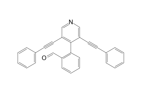 2-(3,5-bis(phenylethynyl)pyridin-4-yl)benzaldehyde