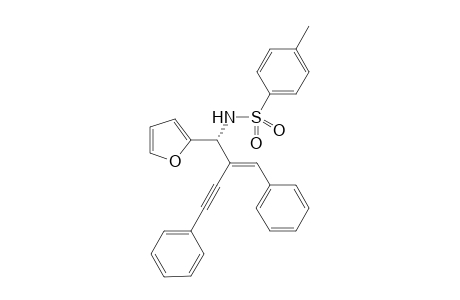 (R,E)-N-(2-benzylidene-1-(furan-2-yl)-4-phenylbut-3-ynyl)-4-methylbenzene- sulfonamide