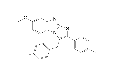 7-Methoxy-3-(4-methylbenzyl)-2-(p-tolyl)benzo[4,5]imidazo[2,1-b]thiazole