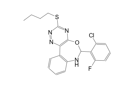 3-(butylsulfanyl)-6-(2-chloro-6-fluorophenyl)-6,7-dihydro[1,2,4]triazino[5,6-d][3,1]benzoxazepine