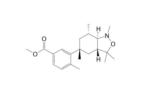 rac-4-methyl-3-((3aR,5R,7S,7aR)-1,3,3,5,7-pentamethyloctahydrobenzo[c]isoxazol-5-yl)benzoic acid methyl ester