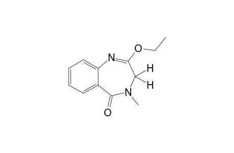 3,4-Dihydro-2-ethoxy-5-methyl-1,4-benzodiazepin-5(5H)-one