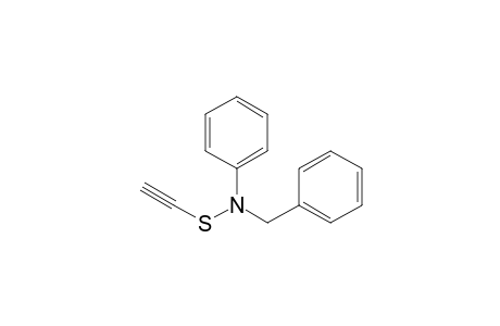 N-Benzyl-N-(ethynylthio)benzenamine