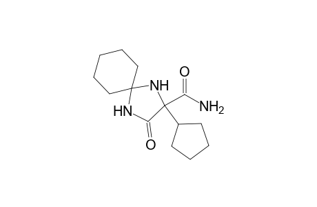2-Aminocarbonyl-2-(cyclopentyl)-1,4-diazaspiro[4.5]decan-3-one