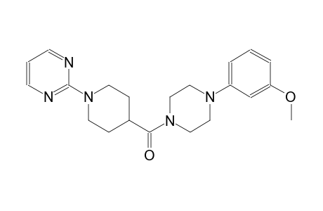 pyrimidine, 2-[4-[[4-(3-methoxyphenyl)-1-piperazinyl]carbonyl]-1-piperidinyl]-