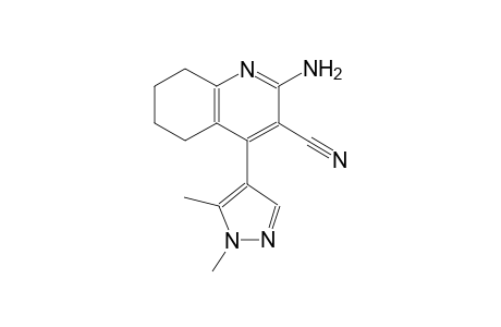 2-amino-4-(1,5-dimethyl-1H-pyrazol-4-yl)-5,6,7,8-tetrahydro-3-quinolinecarbonitrile