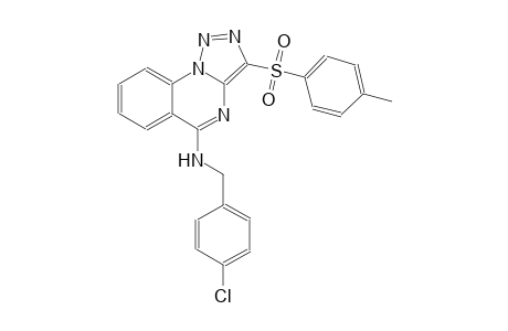 [1,2,3]triazolo[1,5-a]quinazolin-5-amine, N-[(4-chlorophenyl)methyl]-3-[(4-methylphenyl)sulfonyl]-