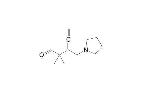 2,2-Dimethyl-3-(1-pyrrolidinylmethyl)penta-3,4-dienal