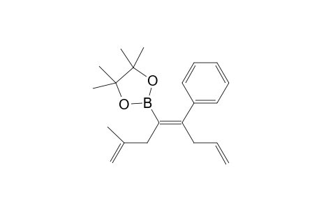 (Z)-4,4,5,5-Tetramethyl-2-(2-methyl-5-phenylocta-1,4,7-trienyl)-1,3,2-dioxaborolane