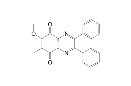 6-Methoxy-7-methy-2,3-diphenyl-5,8-quinoxalinedione