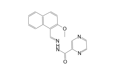 N'-[(E)-(2-methoxy-1-naphthyl)methylidene]-2-pyrazinecarbohydrazide