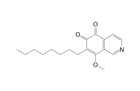 8-Methoxy-7-octyl-5,6-isoquinolinedione