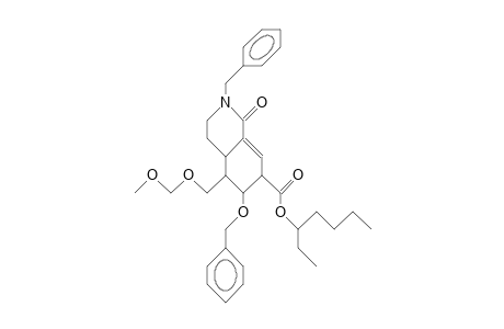(4AR, 5S,6S,7S)-2-benzyl-6-benzyloxy-7-(2-ethyl-hexanoyloxy)-3,4,4a,5,6,7-hexahydro-5-methoxymethoxymethyl-1(2H)-isoquino