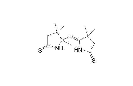 2-Pyrrolidinethione, 4,4,5-trimethyl-5-(4,4-dimethyl-2-thioxo-5-pyrrolidinylidene)methyl-
