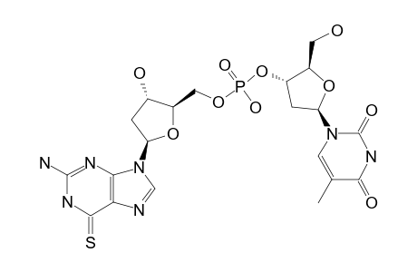 5'-O-THYMIDYLYL-6-THIO-2'-DEOXYGUANOSINE