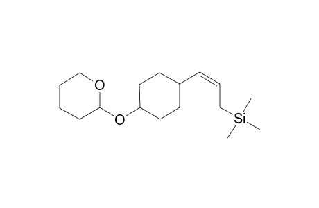 1-[4-(Tetrahydropyran-2-yloxy)cyclohexan1-yl]-3-(trimethylsilyl)prop-1-ene