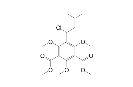 (+/-)-DIMETHYL-5-(1-CHLORO-3-METHYLBUTYL)-2,4,6-TRIMETHOXYISOPHTHALATE