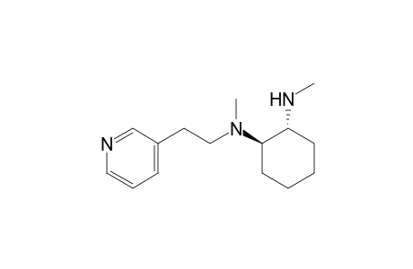 1,2-Cyclohexanediamine, N,N'-dimethyl-N-[2-(3-pyridinyl)ethyl]-, trans-(.+-.)-