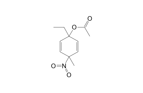 1-ETHYL-4-METHYL-4-NITRO-CYCLOHEXA-2,5-DIENYL-ACETATE;(DIASTEREOMER-A)