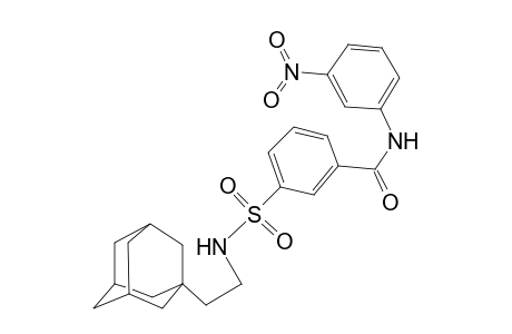 3-(2-Adamantan-1-yl-ethylsulfamoyl)-N-(3-nitro-phenyl)-benzamide
