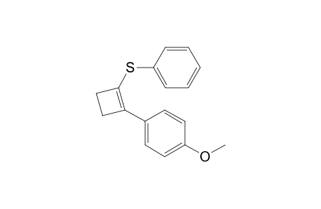 1-Methoxy-4-(2-phenylsulfanylcyclobuten-1-yl)benzene