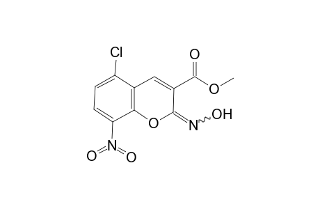 Methyl 5-chloro-8-nitro-2-hydroxyimino-2H-chromene-3-carboxylate