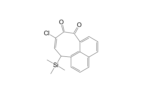 7H-Cycloocta[de]naphthalene-7,8(11H)-dione, 9-chloro-11-(trimethylsilyl)-