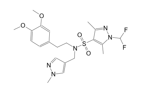 1H-pyrazole-4-sulfonamide, 1-(difluoromethyl)-N-[2-(3,4-dimethoxyphenyl)ethyl]-3,5-dimethyl-N-[(1-methyl-1H-pyrazol-4-yl)methyl]-