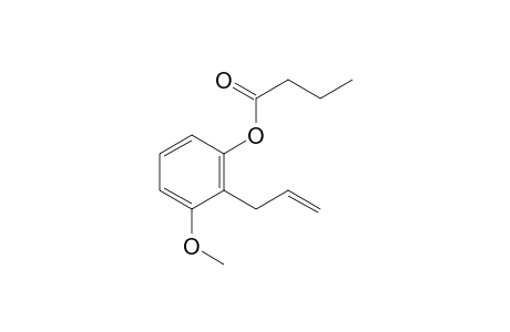 2-allyl-3-methoxyphenyl butanoate