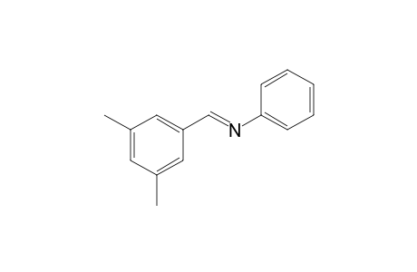 (E)-N-(3,5-Dimethylbenzylidene)aniline