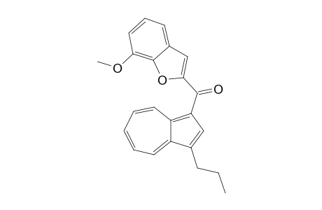 (7-methoxy-1-benzofuran-2-yl)-(3-propylazulen-1-yl)methanone