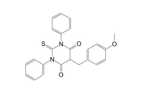 5-(4-methoxybenzyl)-1,3-diphenyl-2-thioxodihydro-4,6(1H,5H)-pyrimidinedione